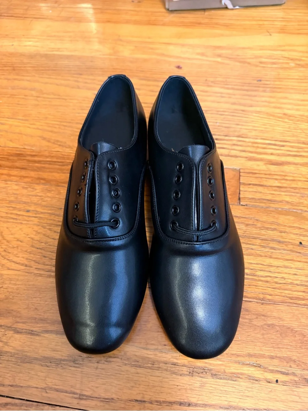 Men's Black Slip-On Dance Dress Shoes